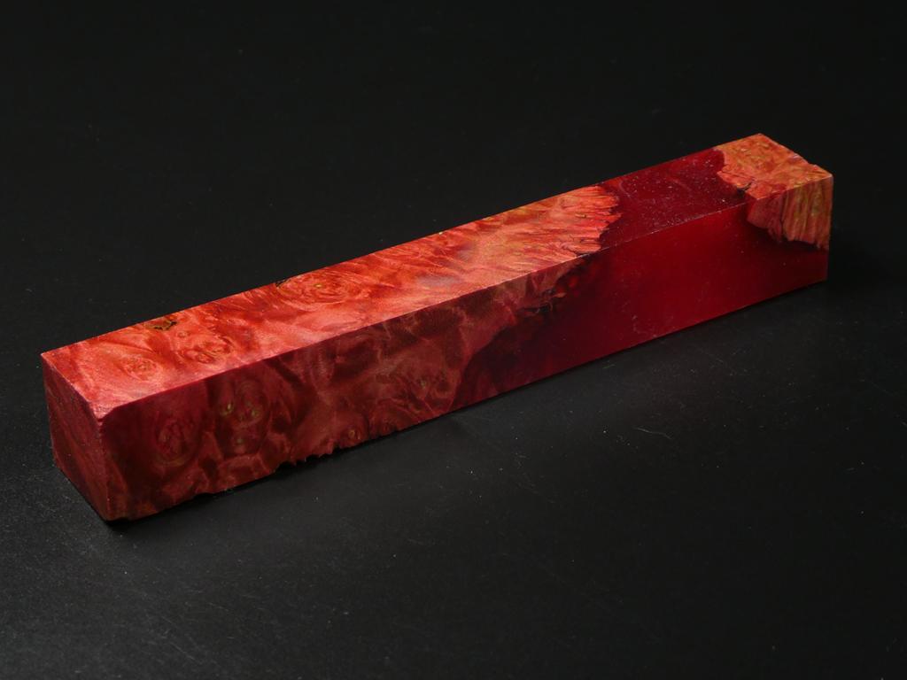Red / Red Hybrid Pen Blank
