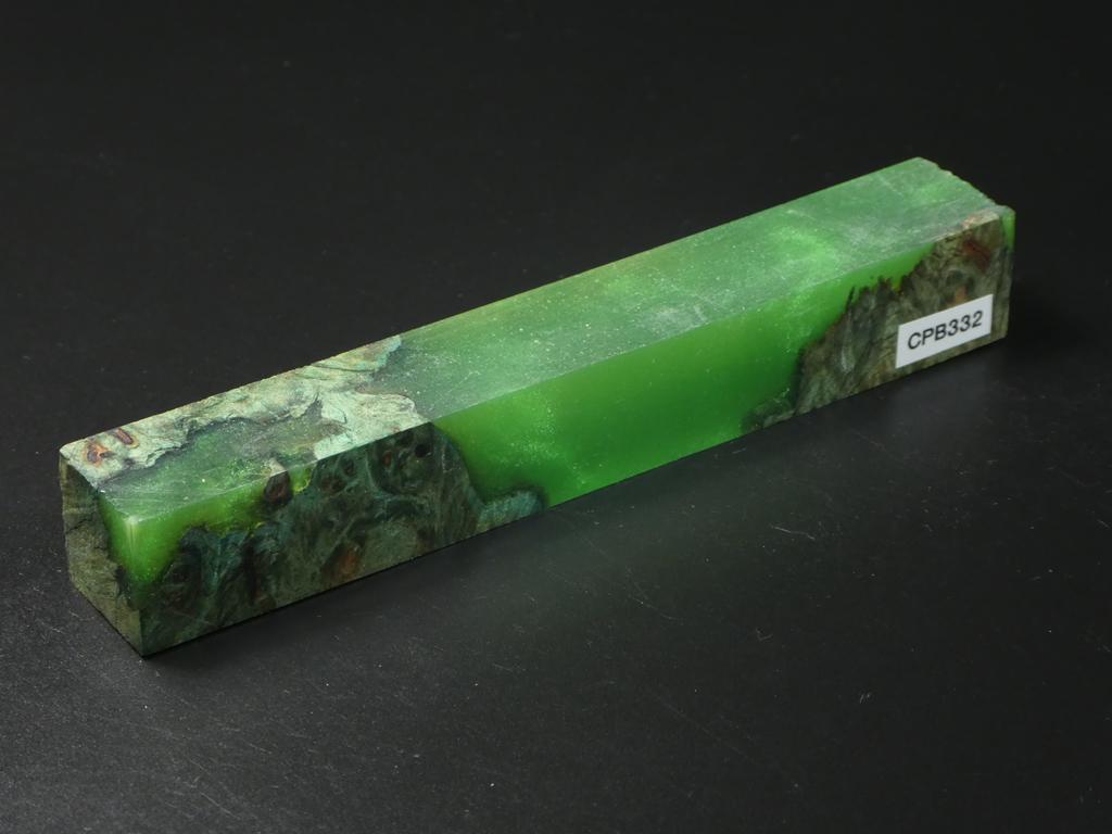 Green / Green Hybrid Pen Blank