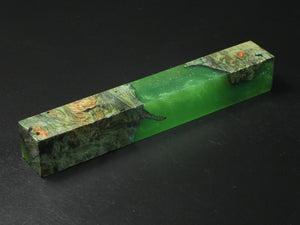 Green / Green Hybrid Pen Blank
