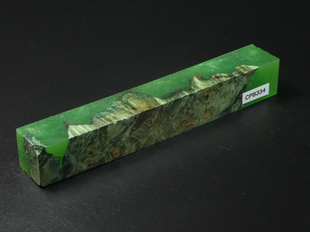 Green / Green Hybrid Pen Blank