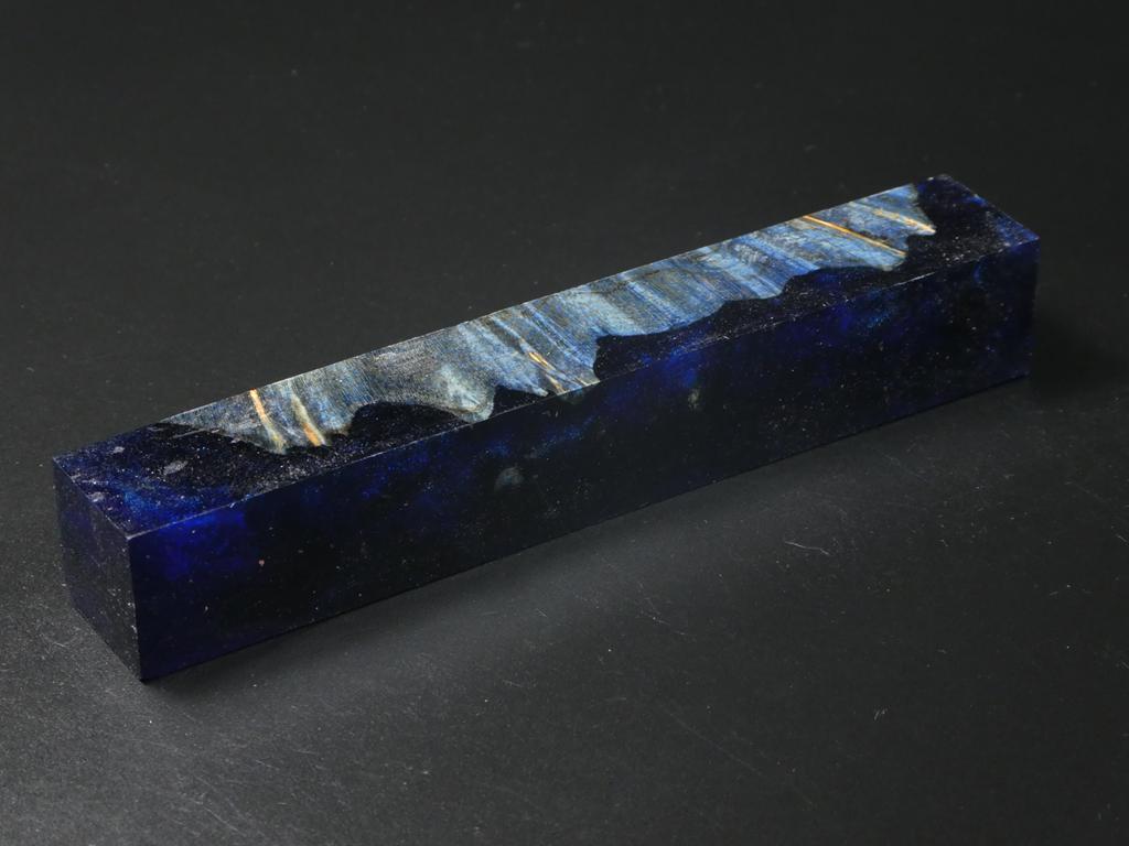 Blue / Blue Hybrid Pen Blank