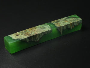 Green / Green Hybrid Pen Blank