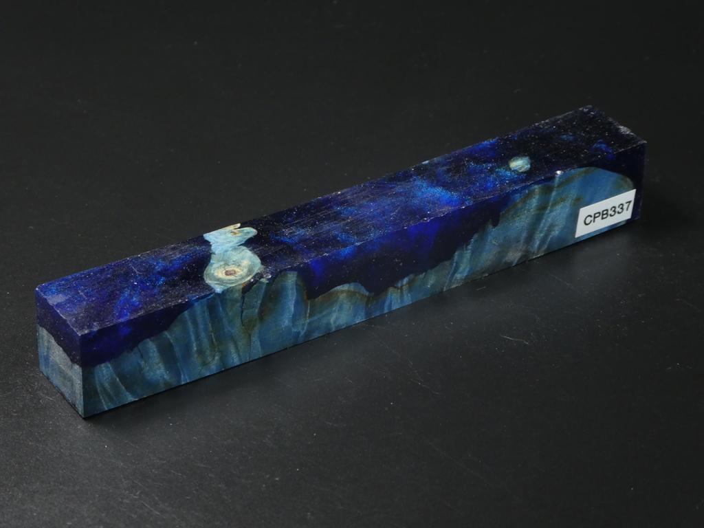 Blue / Blue Hybrid Pen Blank