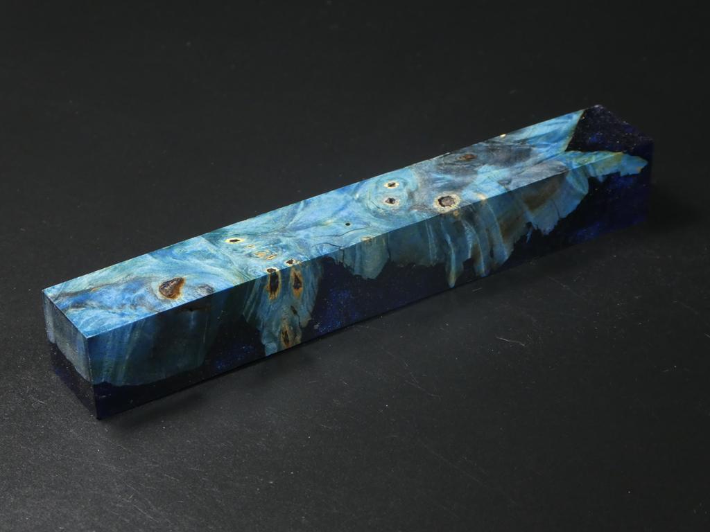 Blue / Blue Hybrid Pen Blank