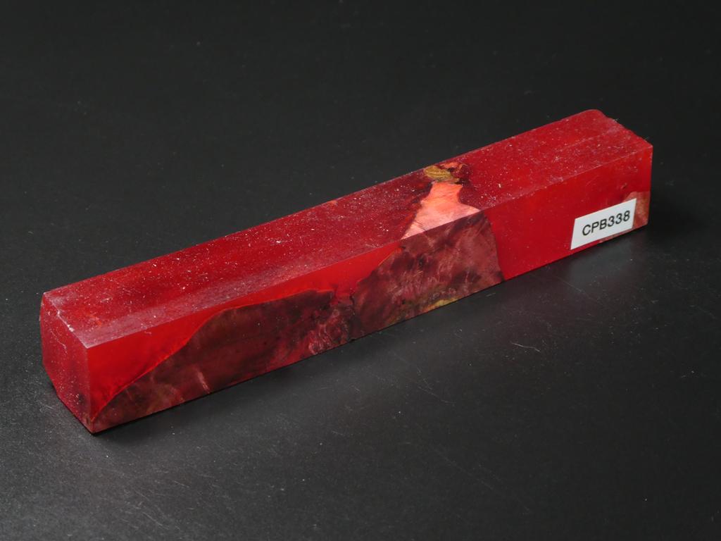 Red / Red Hybrid Pen Blank