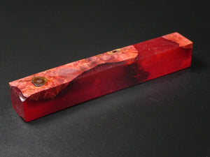Red / Red Hybrid Pen Blank