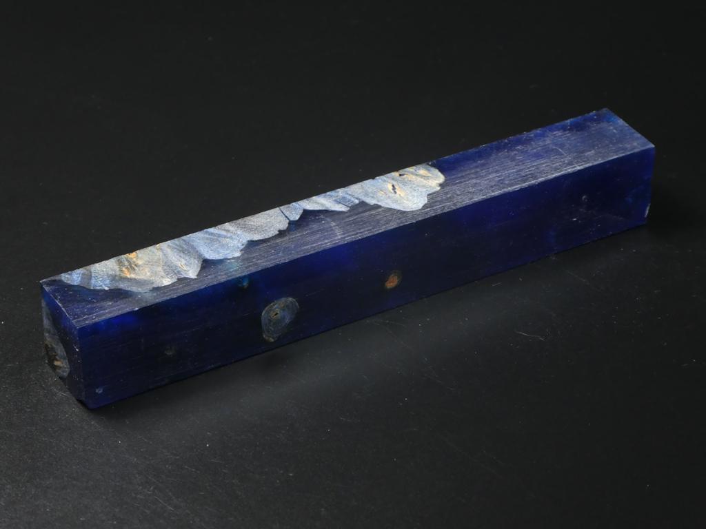 Blue / Blue Hybrid Pen Blank