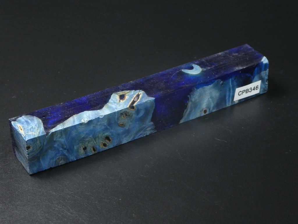 Blue / Blue Hybrid Pen Blank