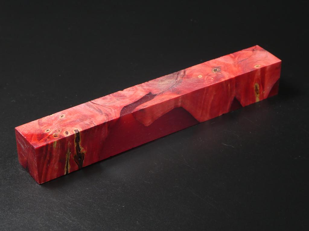 Red / Red Hybrid Pen Blank