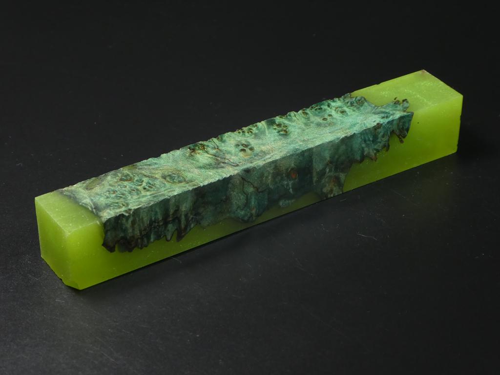 Green / Green Hybrid Pen Blank