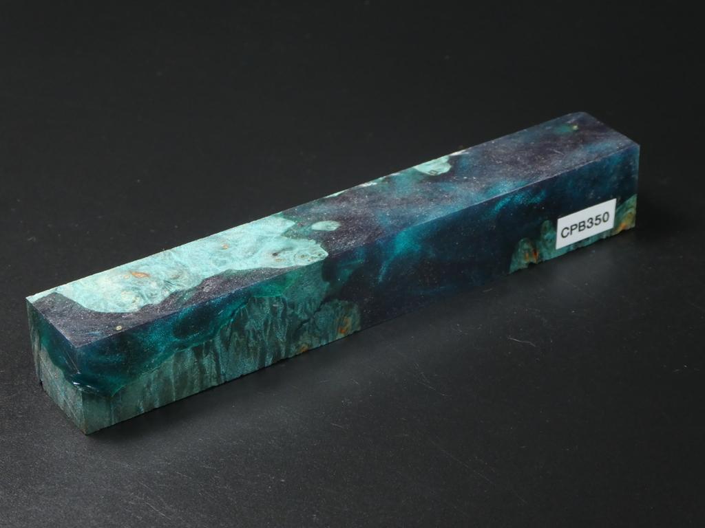 Teal / Teal Hybrid Pen Blank