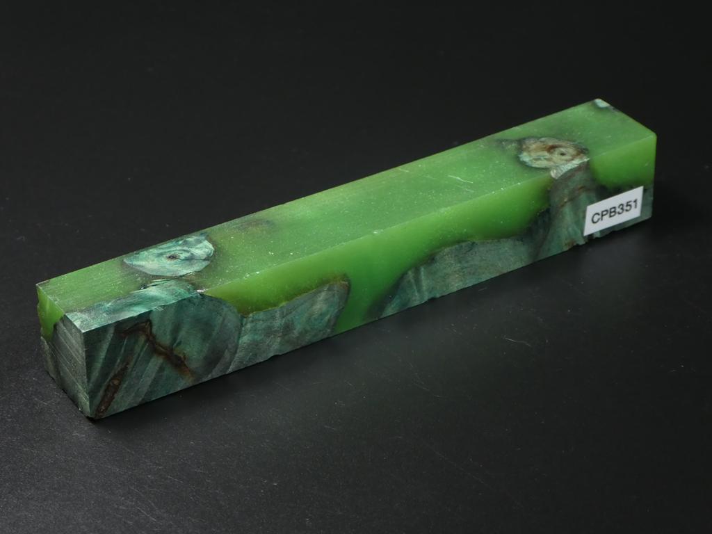 Green / Green Hybrid Pen Blank