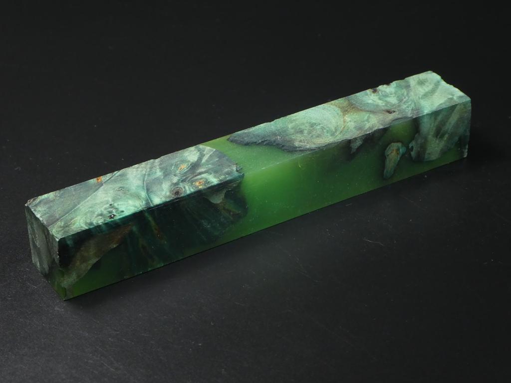 Green / Green Hybrid Pen Blank