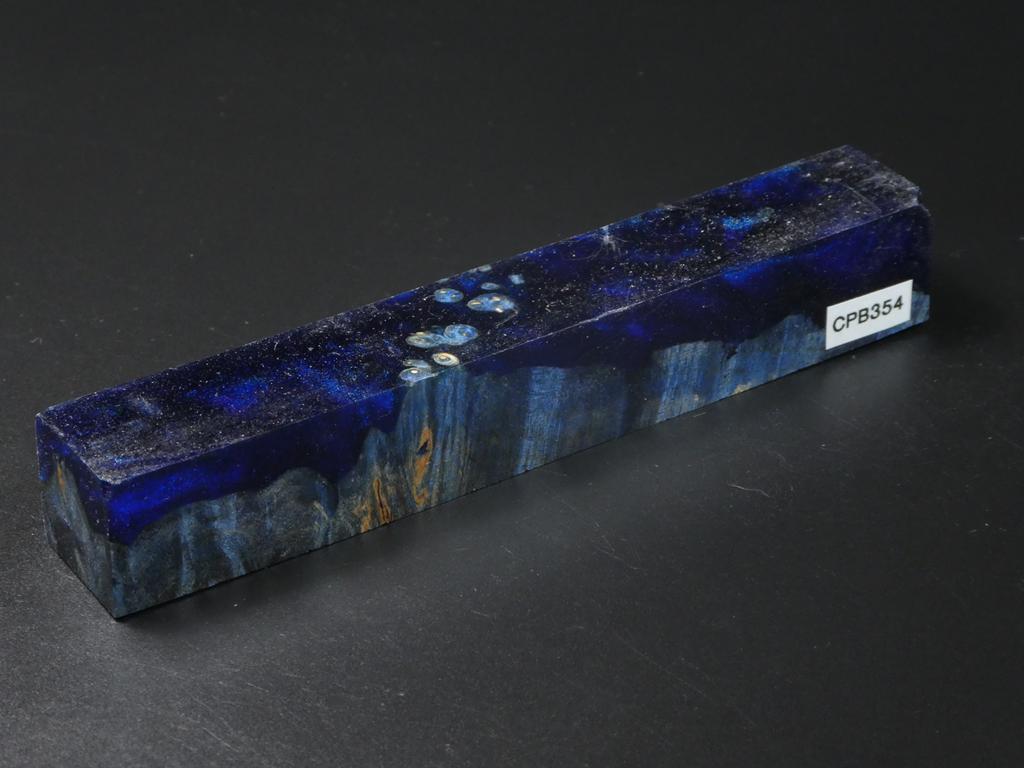 Blue / Blue Hybrid Pen Blank