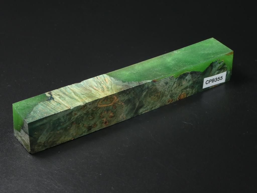Green / Green Hybrid Pen Blank