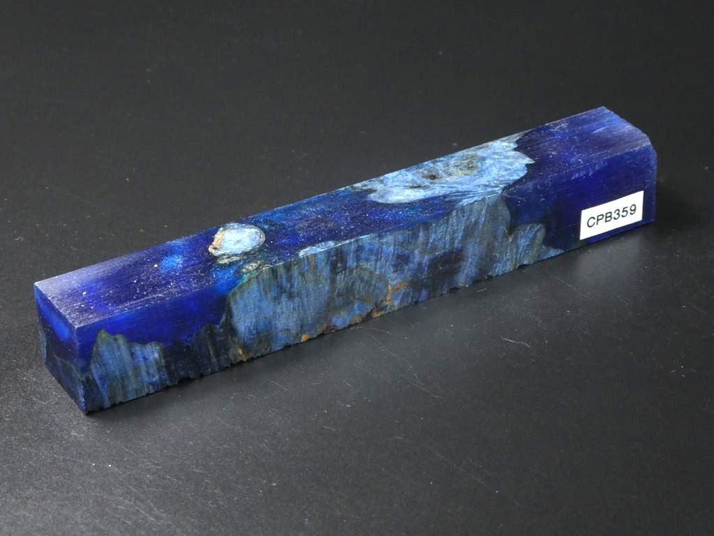 Blue / Blue Hybrid Pen Blank