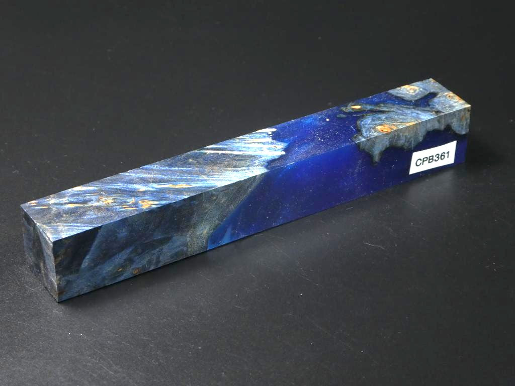 Blue / Blue Hybrid Pen Blank