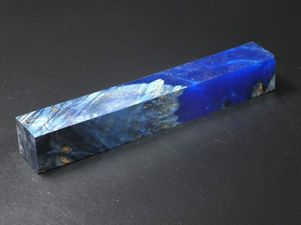 Blue / Blue Hybrid Pen Blank
