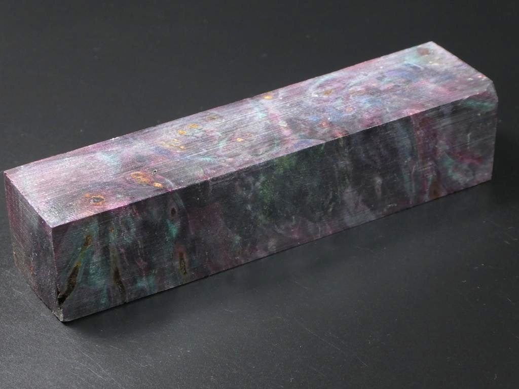 Purple & Teal Handle Blank