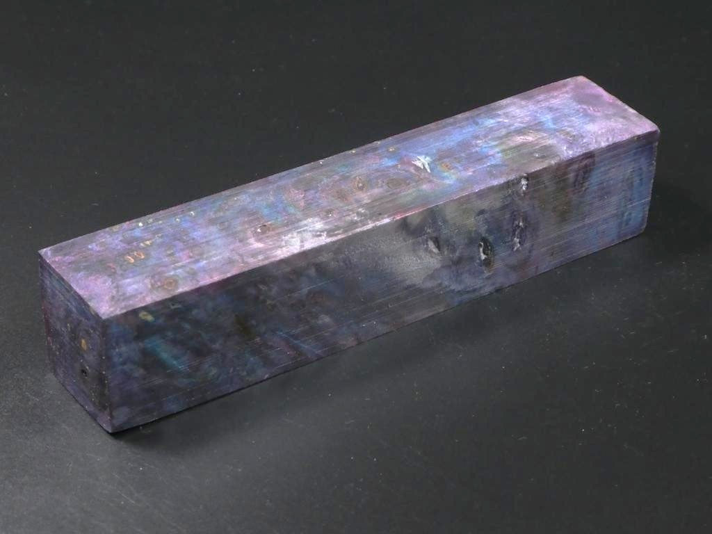 Purple & Teal Handle Blank