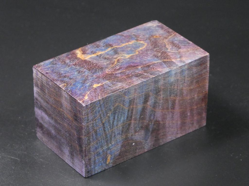 Blue & Violet Bottle Stopper Blank