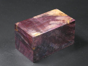 Purple & Natural Bottle Stopper Blank