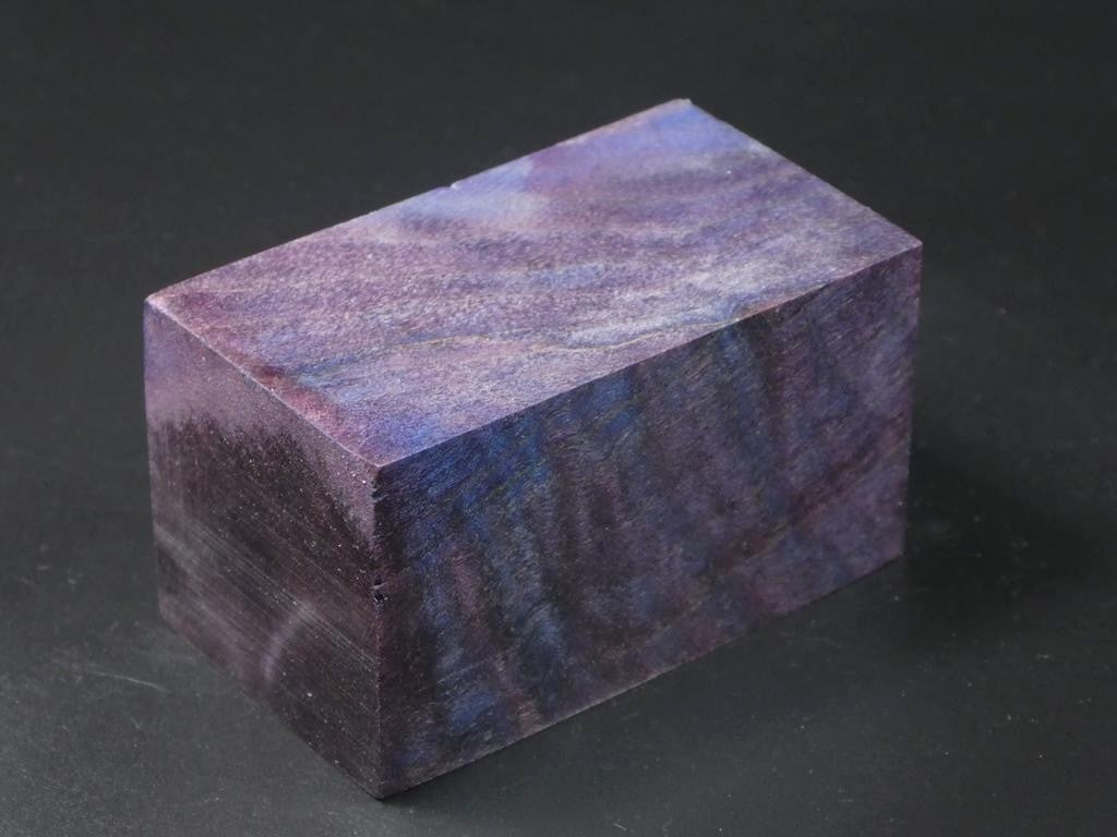 Purple, Blue, Natural Bottle Stopper Blank