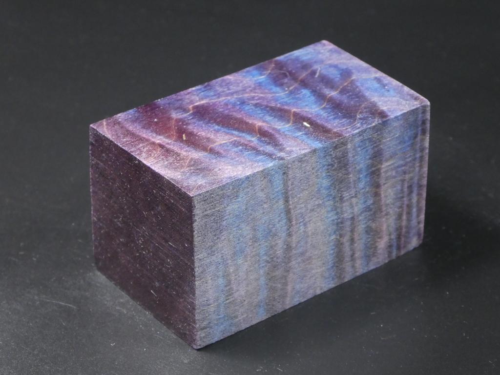 Blue & Violet Bottle Stopper Blank