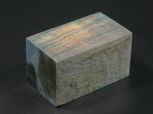 Blue & Natural Bottle Stopper Blank