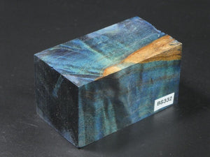 Blue & Natural Bottle Stopper Blank