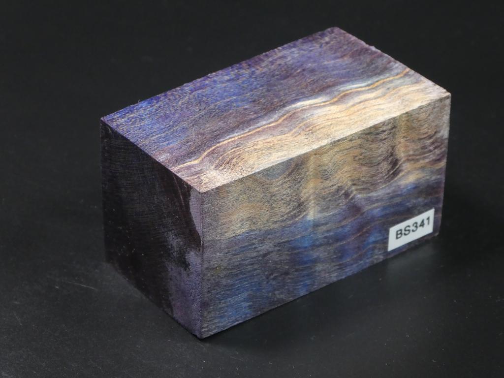 Blue & Natural Bottle Stopper Blank