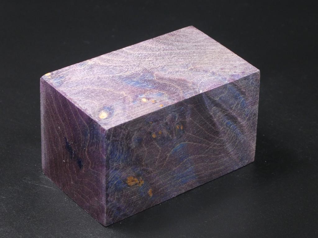 Violet & Blue Bottle Stopper Blank