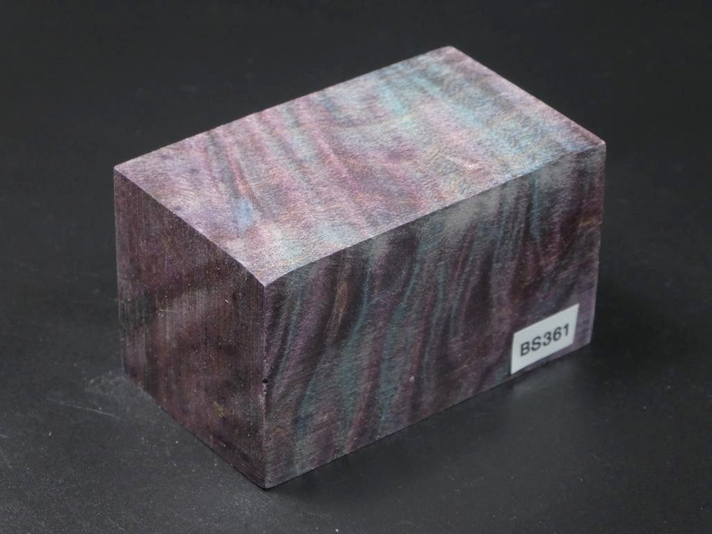 Violet & Blue Bottle Stopper Blank