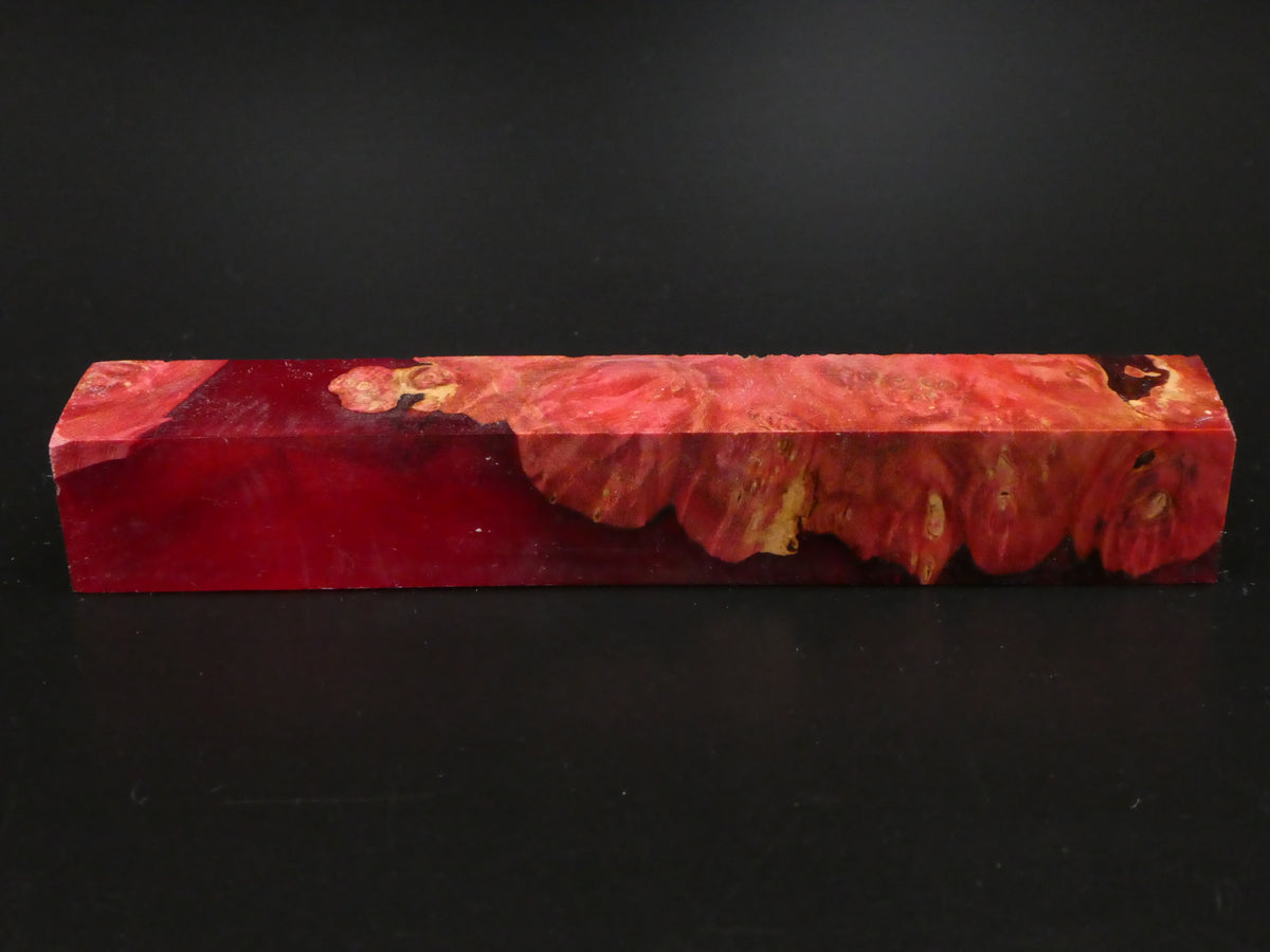 Red / Red Hybrid Pen Blank