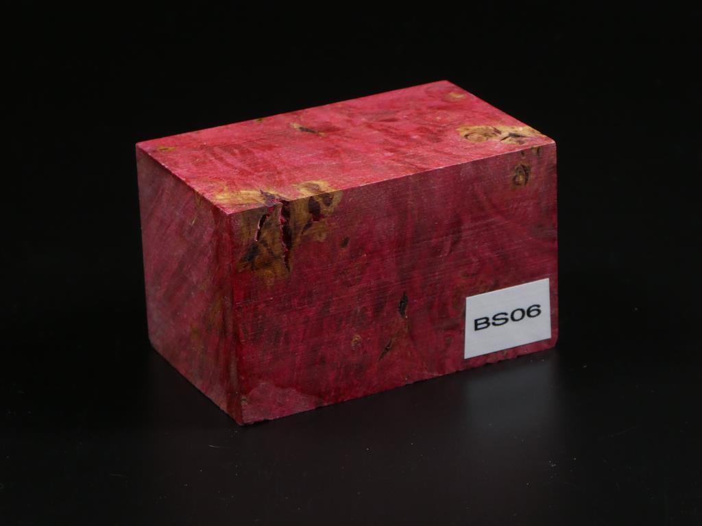 Red Bottle Stopper Blank