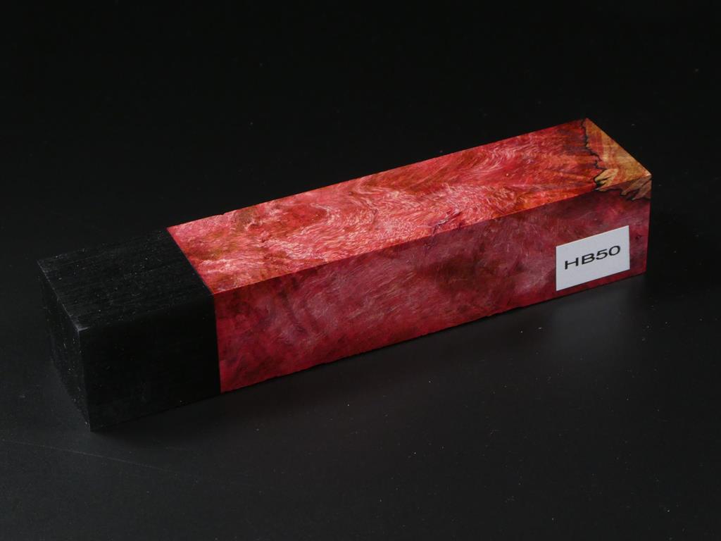 Red / Black Handle Blank