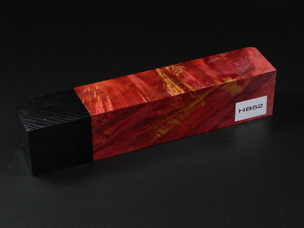 Red / Black Handle Blank