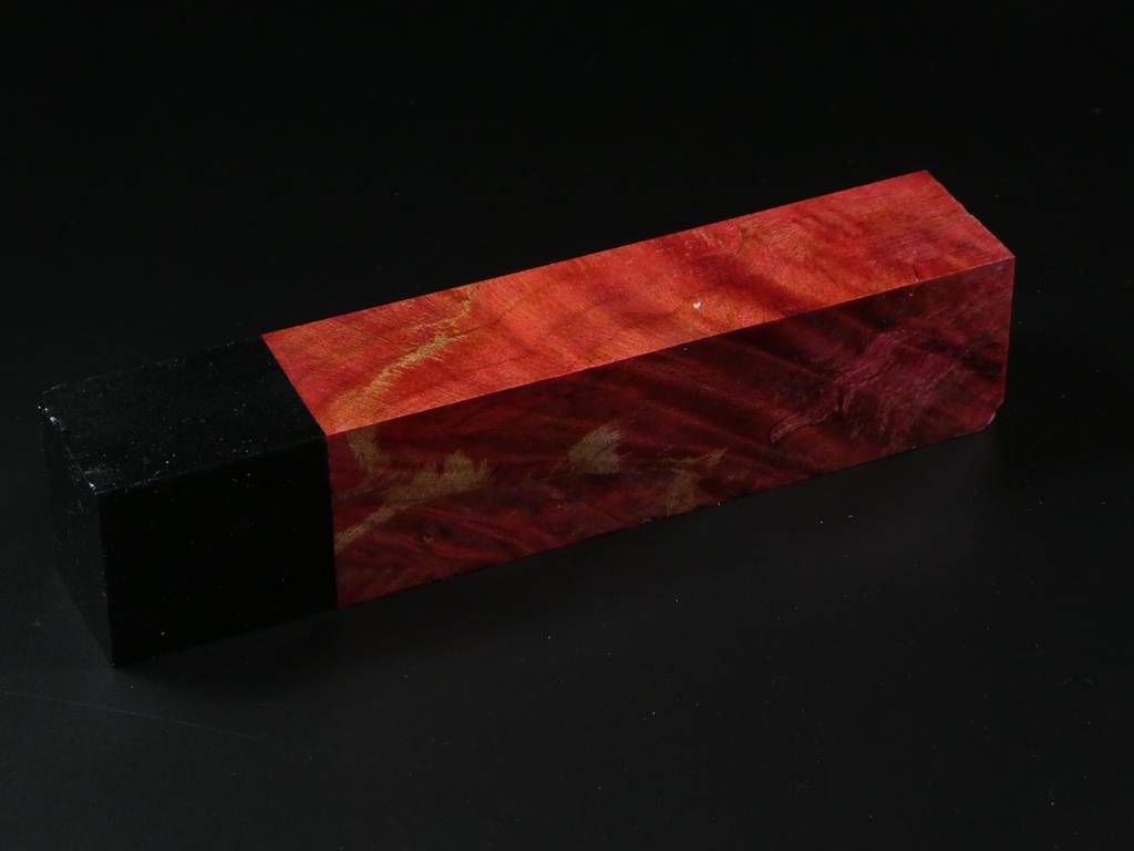 Red / Black Handle Blank