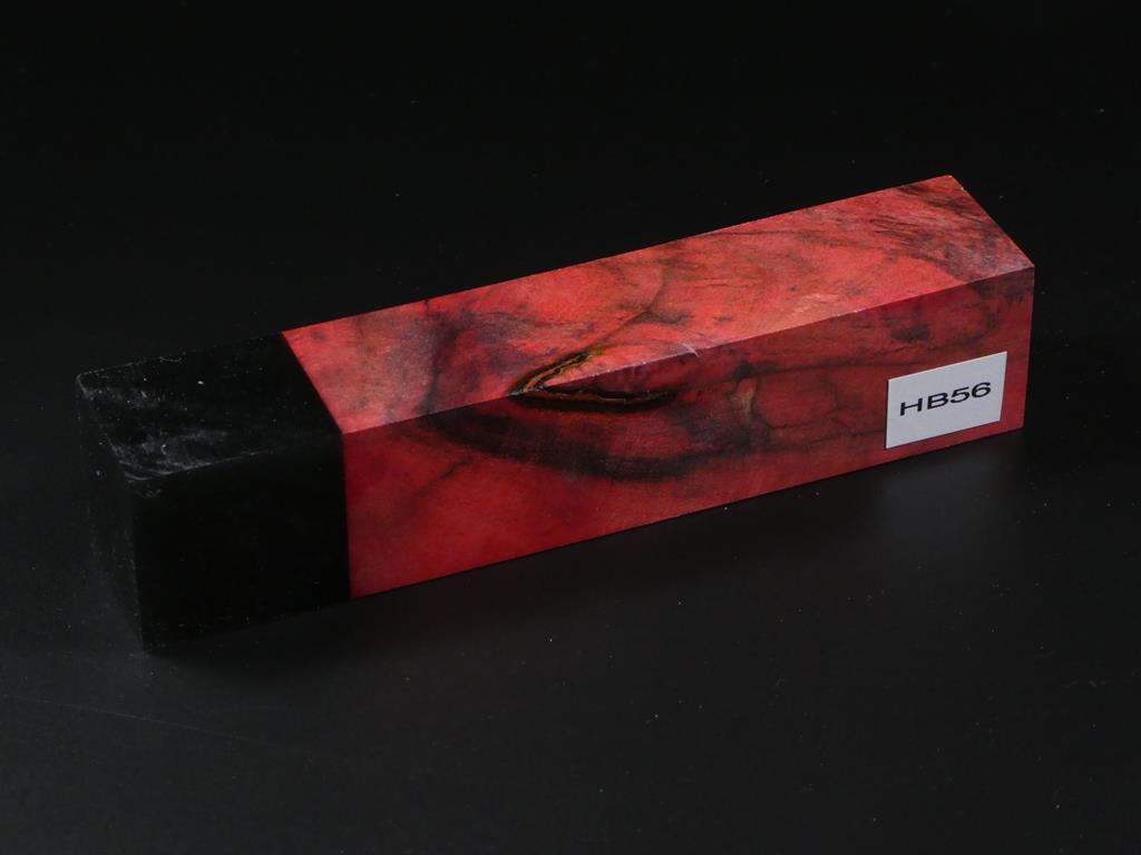 Red / Black Handle Blank