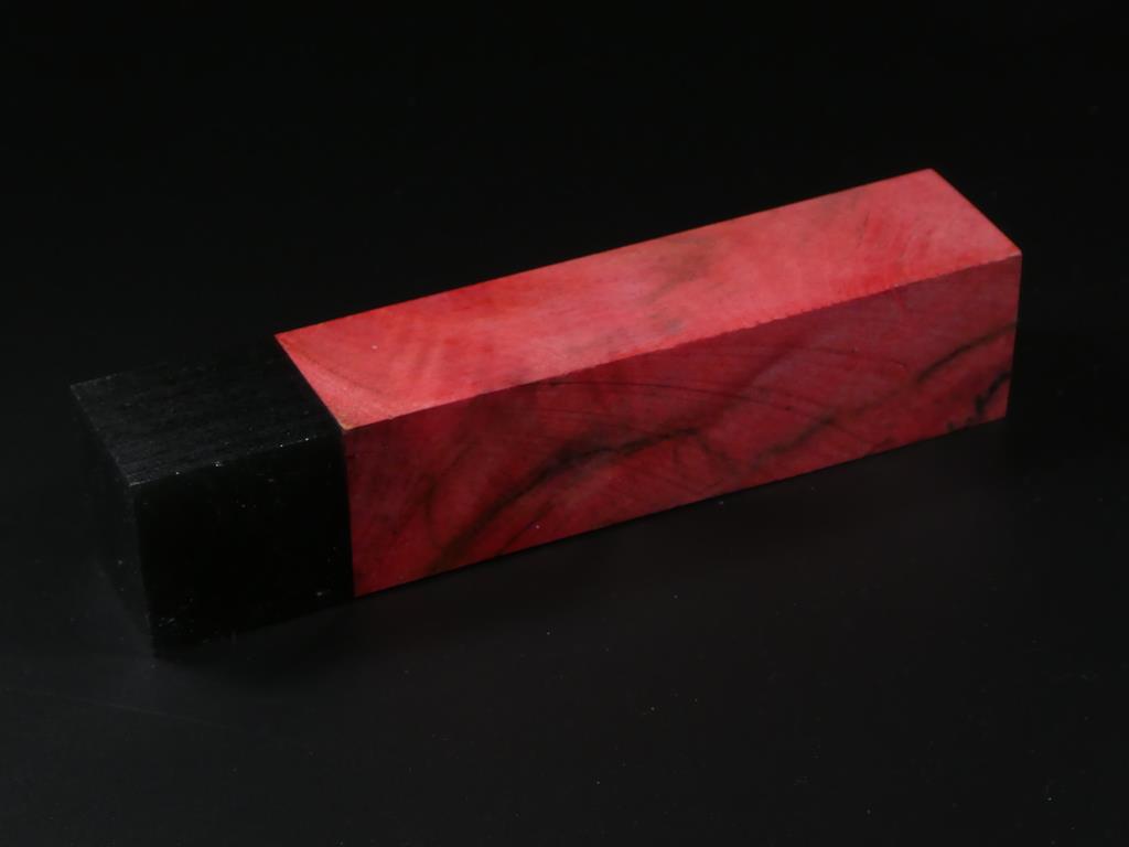 Red / Black Handle Blank