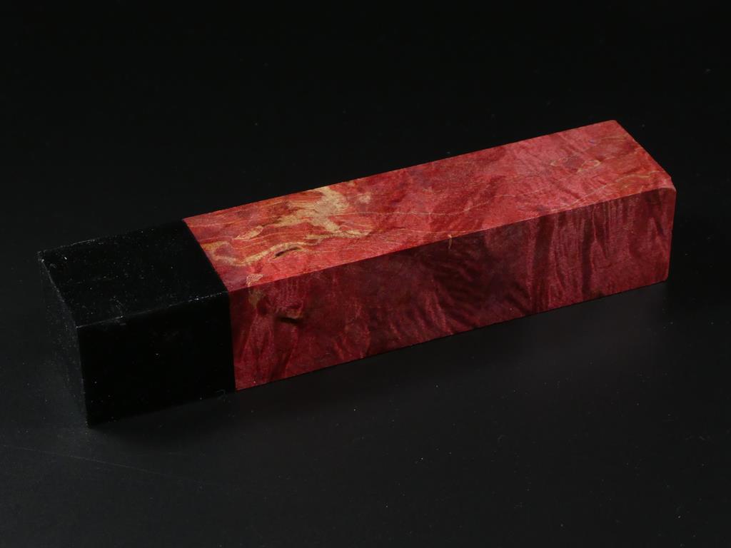 Red / Black Handle Blank