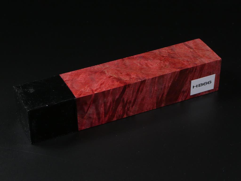 Red / Black Handle Blank