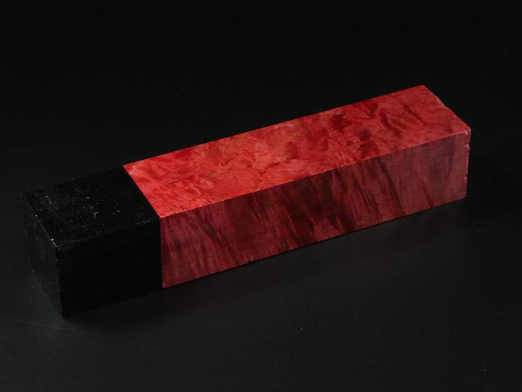 Red / Black Handle Blank