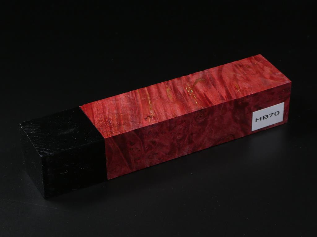 Red / Black Handle Blank