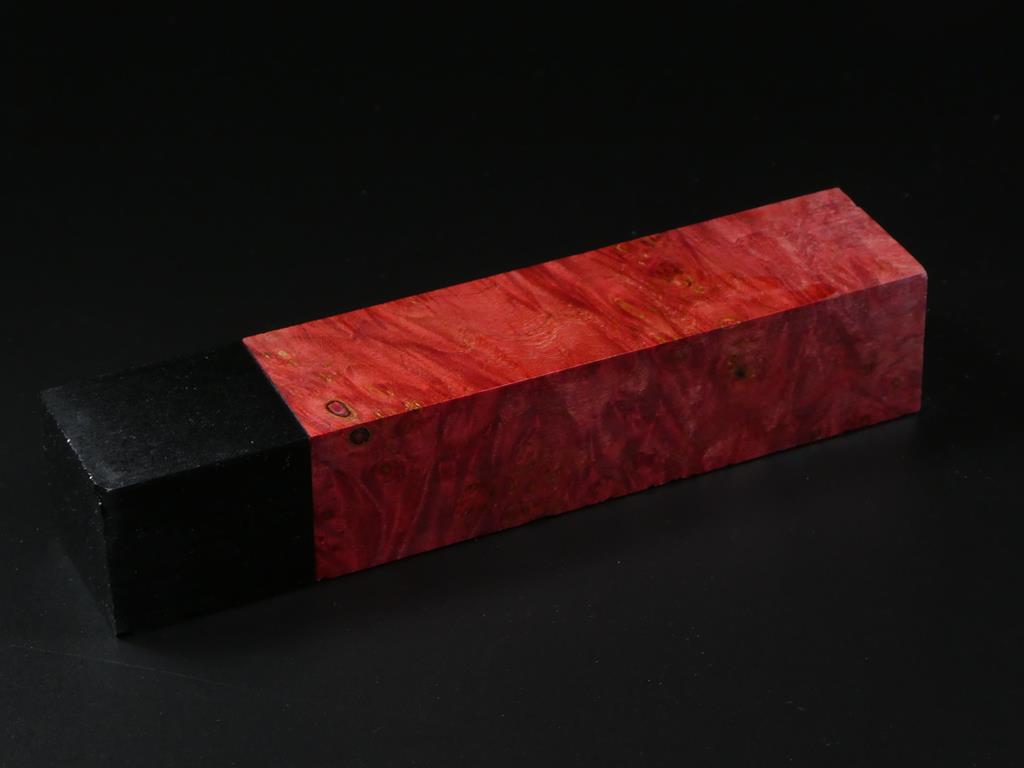 Red / Black Handle Blank