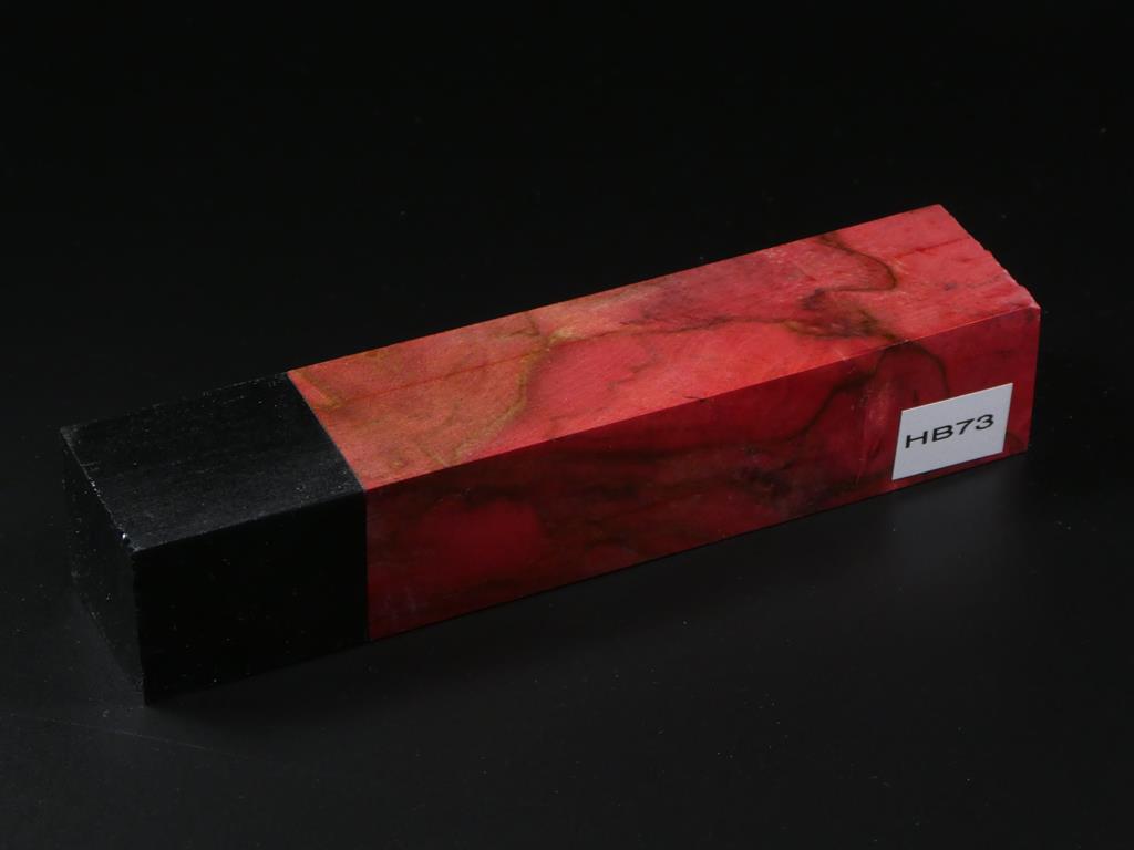 Red / Black Handle Blank