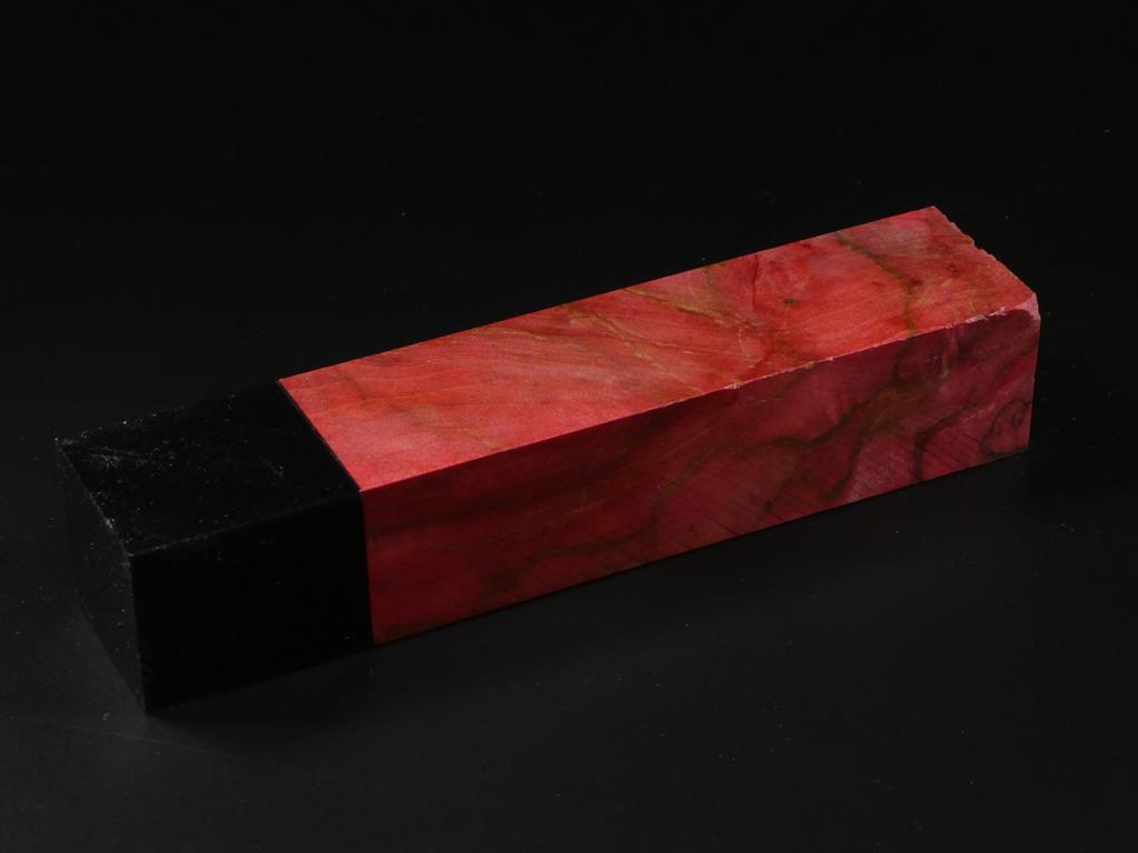 Red / Black Handle Blank