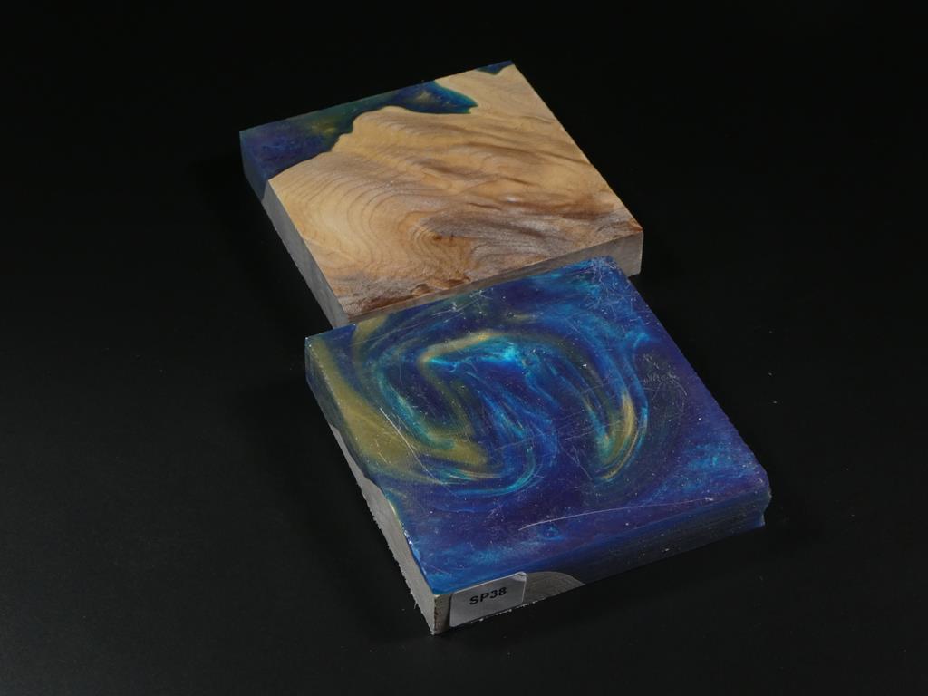 Natural / Blue, Yellow Hybrid Coaster Kit