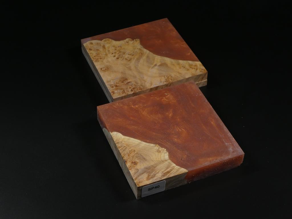 Natural / Salmon Hybrid Coaster Kit