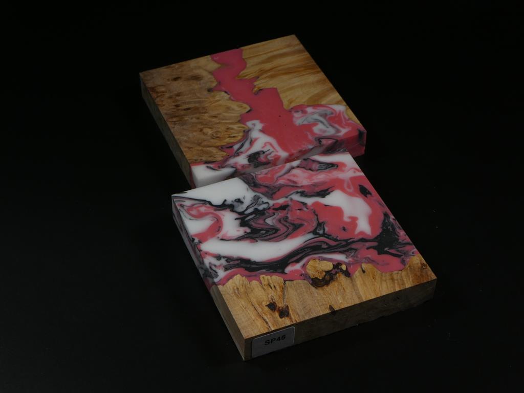 Natural / Pink, White, Black Hybrid Coaster Kit